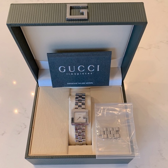 gucci g shaped watch